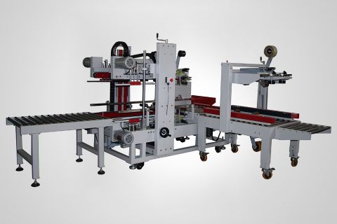 EXC-305 + EXC-310 automatic corners shaped sealing machine